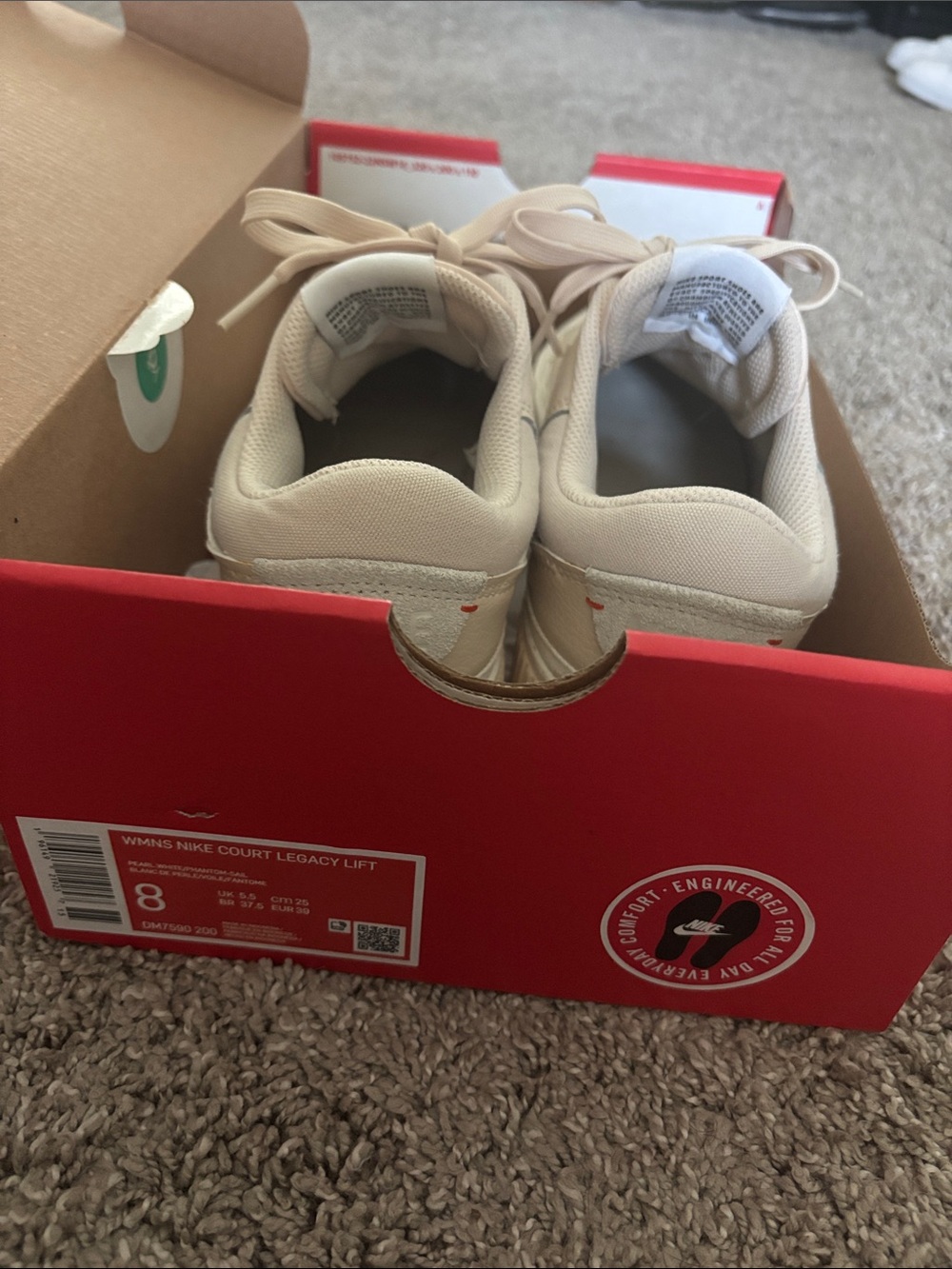 Nike Cream court legacy sneakers - Picture 11 of 12